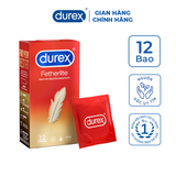 Bao Cao Su Durex Fetherlite Siêu Mỏng Truyền Nhiệt Nhanh