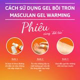 Gel bô.i trơ.n Của Đức Tạo Ấm Masculan Warming 75ml
