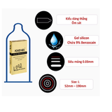 Bcs Siêu Mỏng Tăng Thời Gian Cho Nam Power Men 0.03 Invi Long Shock