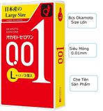 Bcs Okamoto 0.01 Large Size Siêu Mỏng Size Lớn H3