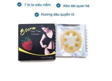 Bao Cao Su Bi Nổi Storm Strawberry 10 chiếc Kèm Gel Gói Nhật Bản 5ml
