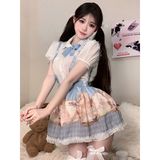 Váy Cosplay Nữ Sinh Thanh Lịch - Bộ Trang Phục Hóa Trang Đẹp, Chất Liệu Thoáng Mát cho Tiệc Tùng và Sự Kiện Cosplay 665442