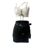Váy Cosplay Thư Ký Chéo Cổ - Đồ Ngủ Quyến Rũ Thời Trang nữ cho Tiệc Hóa Trang, Sự Kiện Cosplay, Phong Cách Gợi Cảm 665440