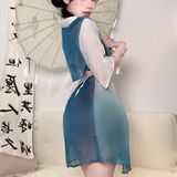 Váy Cosplay Cổ Trang Kèm Áo Choàng Quyến Rũ - Thiết Kế Sang Trọng Dành Cho Tiệc Hóa Trang và Sự Kiện Nghệ Thuật 665438