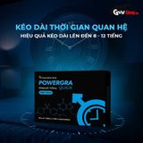 Viên uống Powergra Quick hỗ trợ , tăng cường sinh lý - Hộp 4 viên Cao cấp