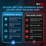 Viên uống Powergra Quick hỗ trợ , tăng cường sinh lý - Hộp 4 viên Cao cấp