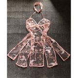 Váy Cosplay Sườn Xám Thêu Cành Hoa - Đồ Ngủ Quyến Rũ Phong Cách Trung Quốc, Dành Cho Dịp Lễ Hội và Thời Trang Hóa Trang 665418