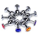Phích cắm hậu môn Inox đế pha lê Chính hãng