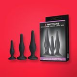 Bộ 03 phích cắm hậu môn silicon Beginner’s Mini Anal Kit Chính hãng