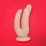 Dương vật giả gắn tường 2 đầu silicon siêu mềm Chính hãng