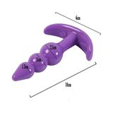 Phích cắm hậu môn 3 hạt nhựa dẻo Chính hãng