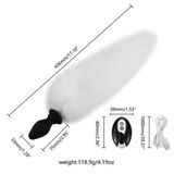 Phích cắm hậu môn đuôi cáo điều khiển từ xa 10 chế độ