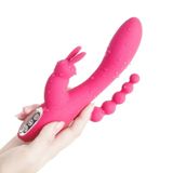 Dương vật giả 3 nhánh Private Packing kích điểm G hạt le hậu môn