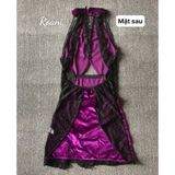 Váy Ngủ Nhung Tím Quyến Rũ - Đồ Hóa Trang Nữ Cao Cấp Cho Dịp Tiệc và Lãng Mạn Tại Nhà - Thiết Kế Sang Trọng, Thoải Mái 665410