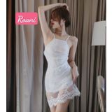 Váy Ngủ Ren 2 Lớp Chéo Lưng Sexy - Đồ Hóa Trang Nữ Tinh Tế, Quyến Rũ Cho Buổi Hẹn Hò và Tiệc Tùng 665405