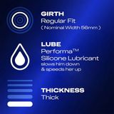 Bao cao su tăng khoái cảm tạo cảm giác chân thật Durex Mutual Climax nhập khẩu quốc tế hộp 12 cái