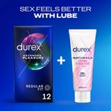 Bao cao su kéo dài tạo cảm giác chân thật Durex Extended Pleasure nhập khẩu quốc tế hộp 12 cái