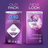 Bao cao su không chứ latex tạo cảm giác chân thật Durex Latex Free nhập khẩu quốc tế hộp 24 cái