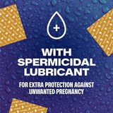 Bao cao su  TROJAN™ ULTRA RIBBED WITH SPERMICIDE CONDOMS  Tính năng Bao cao su siêu gân với tránh thai khẩn cấp 10 Cái