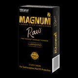 Bao cao su MAGNUM™ RAW™ CONDOMS Chất liệu latex cao cấp giúp giảm nguy cơ mang thai 10 Cái