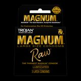 Bao cao su MAGNUM™ RAW™ CONDOMS Chất liệu latex cao cấp giúp giảm nguy cơ mang thai 10 Cái