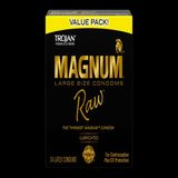 Bao cao su MAGNUM™ RAW™ CONDOMS Chất liệu latex cao cấp giúp giảm nguy cơ mang thai 10 Cái