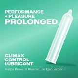Bao cao su TROJAN™ EXTENDED PLEASURE CONDOMS Kéo Dài Tăng Khoái Cảm 12 Cái