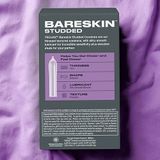 Bao cao su TROJAN™ BARESKIN™ STUDDED CONDOMS Mỏng Và Gai 10 Cái