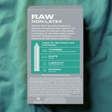 Bao cao su TROJAN™ RAW ™ NON-LATEX CONDOMS Mỏng Truyền Nhiệt Nhanh 10 Cái