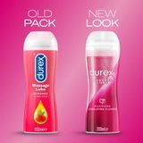 Gel trơn cao cấp nhập khẩu Durex 2 in 1 Stimulating Guarana Massage Water Based Lube 200ml Gây Kích Thích Gốc Nước chính hãng