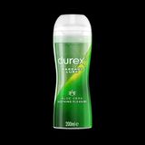 Gel trơn cao cấp nhập khẩu Durex 2 in 1 Soothing Aloe Vera Massage Water Based Lube 200 ml Làm Dịu Da Với Lô Hội Dạng Nước 200ml chính hãng