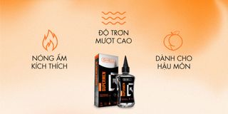 Gel Bôi Trơn Làm Ấm Silicon Cửa Sau Shell Supermen Warming Chai 90ml 