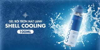 Gel Bôi Trơn Bạc Hà Mát Lạnh Shell Cooling Chai 100ml  