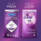 Bao cao su không chứ latex tạo cảm giác chân thật Durex Latex Free nhập khẩu quốc tế hộp 12 cái