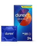 Bao cao su bản rộng, thoải mái Durex Originals Wide Fit nhập khẩu quốc tế hộp 24 cái