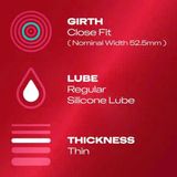 Bao cao su mỏng, ôm sát Durex Thin Feel Close Fit nhập khẩu quốc tế hộp 12 cái