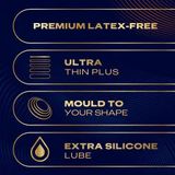 Bao cao su tăng khoái cảm, size lớn Durex Intensity nhập khẩu quốc tế hộp 10 cái
