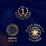 Bao cao su tăng khoái cảm, size lớn Durex Intensity nhập khẩu quốc tế hộp 10 cái