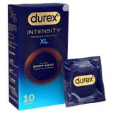 Bao cao su tăng khoái cảm, size lớn Durex Intensity nhập khẩu quốc tế hộp 10 cái