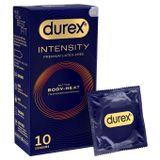 Bao cao su tăng khoái cảm, size tiêu chuẩn Durex Intensity nhập khẩu quốc tế hộp 10 cái