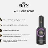 Gel bôi trơn nhập khẩu lâu khô, kéo dài cuộc yêu SKYN® All Night Long™ hương tự nhiên chai 250ml