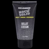 Gel trơn hỗ trợ kéo dài cương dương nam giới ROCK SOLID Delay Cream - 2 oz. chính hãng