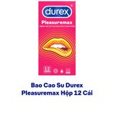 (Chính hãng) Bao cao su durex hộp 12 cái, có gai, chính hãng, che tên sản phẩm 