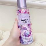Xịt thơm Body Mist Victoria Secret - Sugar High 250ml - Hương Ngọt Ngào, Tươi Mới, Chính Hãng Mỹ, Dễ Dàng Mang Theo 744405