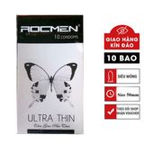 Bao Cao Su Rocmen Ultra Thin 0.03mm Size Nhỏ 50mm - Hộp 10 Cái, Cảm Giác Tự Nhiên, Bảo Vệ Hiệu Quả, Dành Cho Cặp Đôi