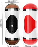 Cốc Âm Đạo Giả Double Head 2 Đầu Có Rung Và Rên 611109