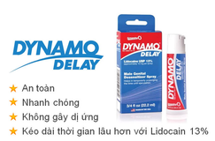 Chai Xịt Thơm Cơ Thể Mỹ Dynamo Delay 22ml - Tự Tin Suốt Cả Ngày, Dễ Dàng Mang Theo, Hương Thơm Quyến Rũ