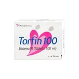 Viên uống tăng cường sinh lý nam Torfin 100mg hộp 1 vỉ x 4 viên chính hãng
