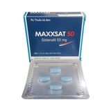 Viên uống tăng cường sinh lý nam MAXXSAT 50 hộp 1 vỉ x 4 viên chính hãng