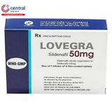 Viên uống tăng cường sinh lý nam LOVGRA 50mg hộp 1 vỉ x 4 viên chính hãng